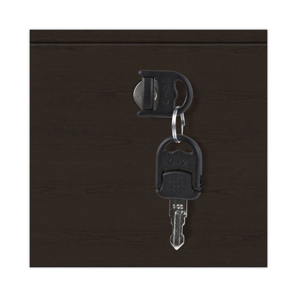 Alera Valencia Series Hanging Pedestal File, Left/right, 2-Drawers: Box/file, Legal/letter, Espresso, 15.63" X 20.5" X 19.25" - Image 7