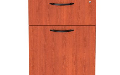 Alera Valencia Series Hanging Pedestal File, Left/right, 2-Drawer: Box/file, Legal/letter, Cherry, 15.63 X 20.5 X 19.25