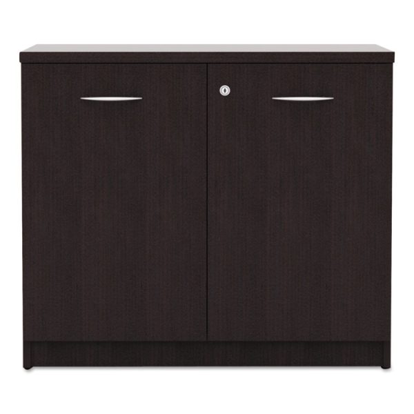 Alera Valencia Series Storage Cabinet, 34.13w x 22.78d x 29.5h, Espresso - Image 2