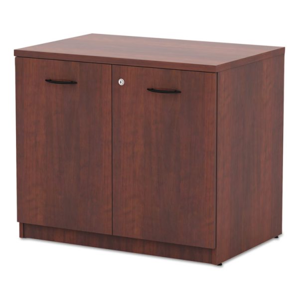Alera Valencia Series Storage Cabinet, 34.13w x 22.78d x 29h, Medium Cherry - Image 3