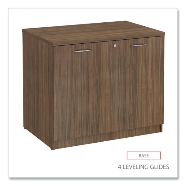 Alera Valencia Series Storage Cabinet, 34.3w x 22.78d x 29.5h, Modern Walnut - Image 3