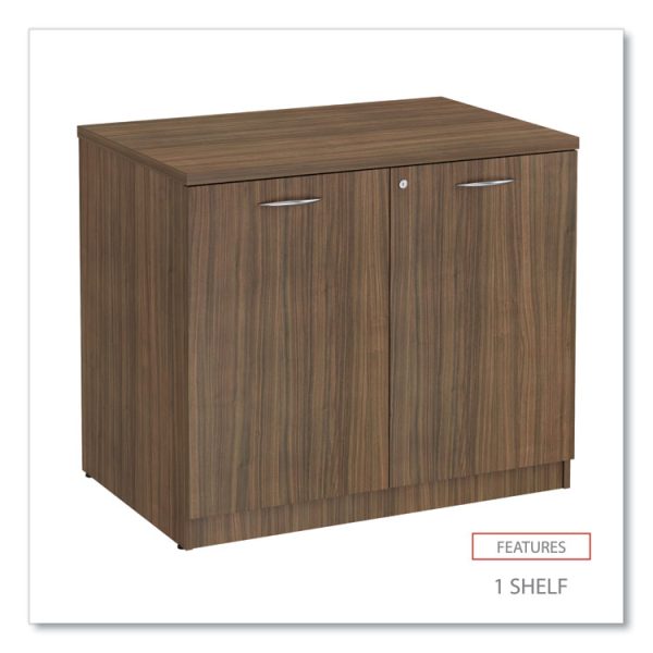 Alera Valencia Series Storage Cabinet, 34.3w x 22.78d x 29.5h, Modern Walnut - Image 6