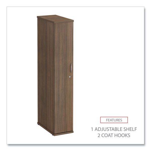 Alera Valencia Series Wardrobe, 11.88w x 22.78d x 65h, Modern Walnut - Image 6