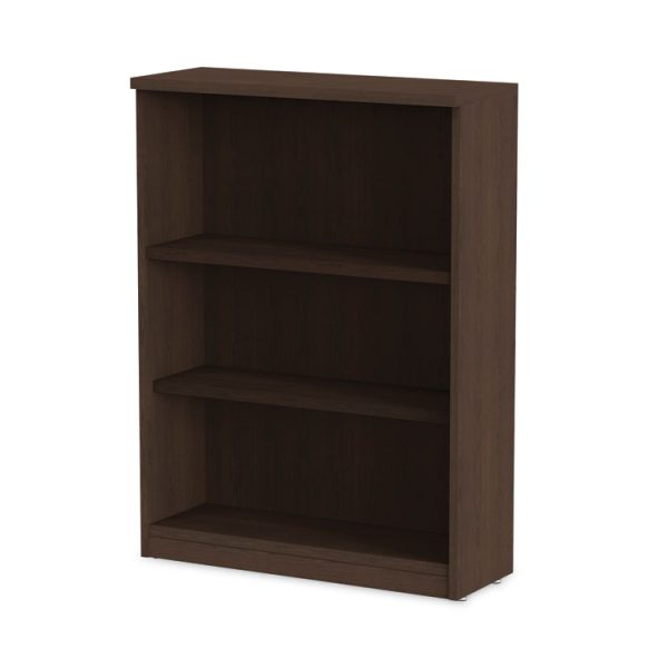Alera Valencia Series Bookcase, Three-Shelf, 31.75w x 14d x 39.38h, Espresso - Image 6