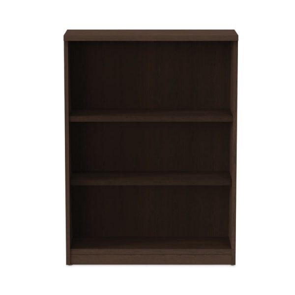 Alera Valencia Series Bookcase, Three-Shelf, 31.75w x 14d x 39.38h, Espresso - Image 7