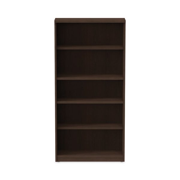 Alera Valencia Series Bookcase, Five-Shelf, 31.75w x 14d x 64.75h, Espresso - Image 7