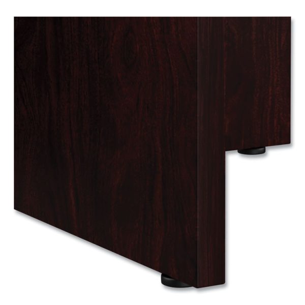 Alera Valencia Round Conference Table with Legs, 42" Diameter x 29.5h, Mahogany - Image 5