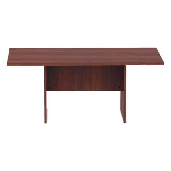 Alera Valencia Series Conference Table, Rectangular, 70.88w x 41.38d x 29.5h, Medium Cherry - Image 3