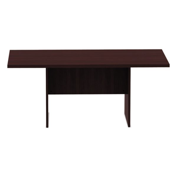 Alera Valencia Series Conference Table, Rectangular, 70.88w x 41.38d x 29.5h, Mahogany - Image 3
