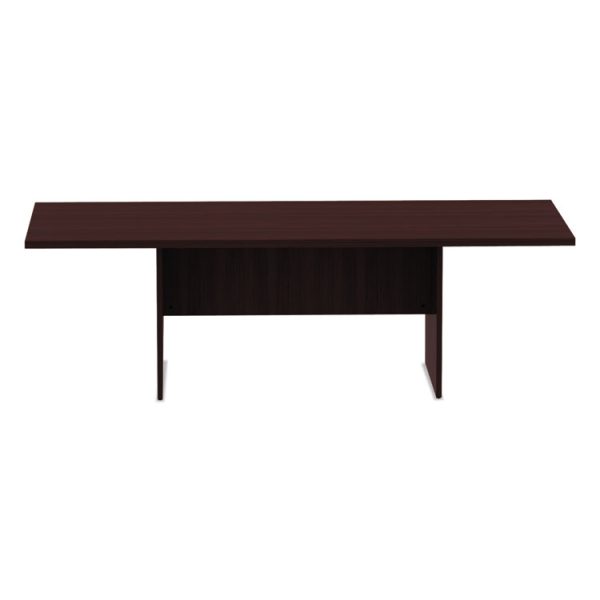 Alera Valencia Series Conference Table, Rectangular, 94.5w x 41.38d x 29.5h, Mahogany - Image 3