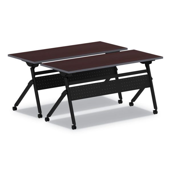 Flip And Nest Table Base, 55.88w X 23.63d X 28.5h, Black - Image 5