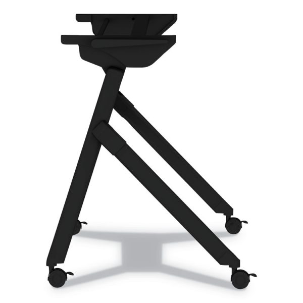Flip And Nest Table Base, 55.88w X 23.63d X 28.5h, Black - Image 3