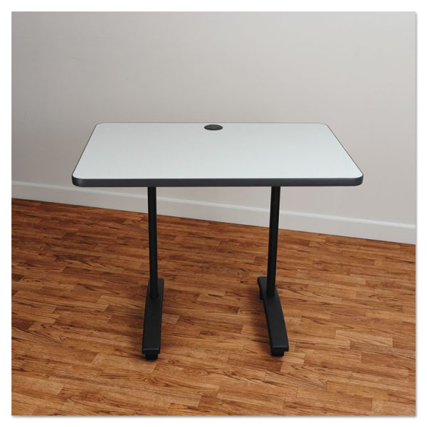 Alera Valencia Series Training Table T-Leg Base, 24.5w X 19.75d X 28.5h, Black - Image 4