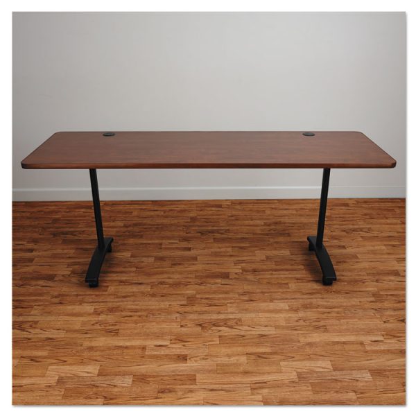 Alera Valencia Series Training Table T-Leg Base, 54w X 19.75d X 28.5h, Black - Image 3