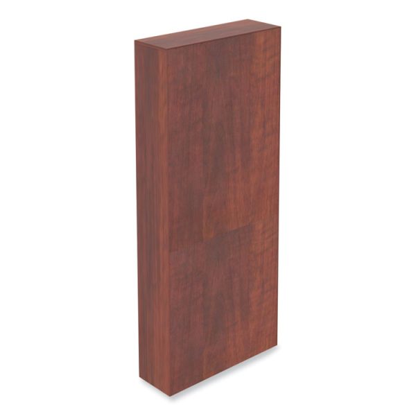Alera Valencia Series Square Corner Bookcase, Seven-Shelf, 35.63w x 11.81d x 83.86h, Cherry - Image 2