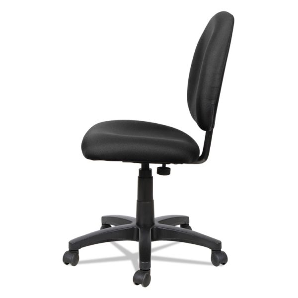 Alera Essentia Series Swivel Task Chair, Supports Up To 275 Lb, 17.71" To 22.44" Seat Height, Black - Image 5