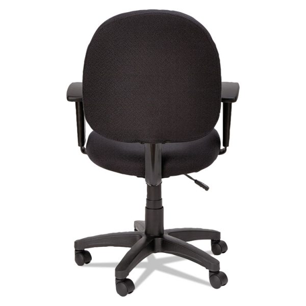 Alera Essentia Series Swivel Task Chair With Adjustable Arms, Supports Up To 275 Lb, 17.71" To 22.44" Seat Height, Black - Image 9