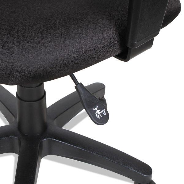 Alera Essentia Series Swivel Task Chair With Adjustable Arms, Supports Up To 275 Lb, 17.71" To 22.44" Seat Height, Black - Image 6
