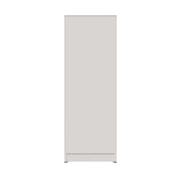 Three-Shelf Narrow-Footprint Bookcase, 15.75" x 11.42" x 44.33", White - Image 3