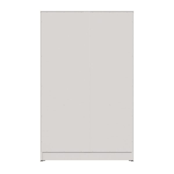 Three-Shelf Bookcase, 27.56" x 11.42" x 44.33", White - Image 3
