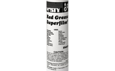 NLGI #2 Red Grease, 14 oz Tube, 48/Carton