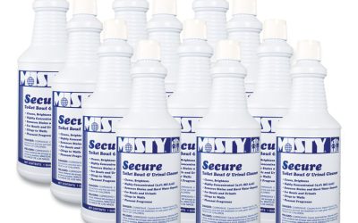 Secure Hydrochloric Acid Bowl Cleaner, Mint Scent, 32oz Bottle, 12/carton