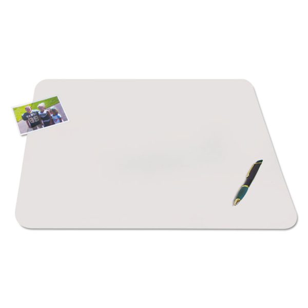 KrystalView Desk Pad with Antimicrobial Protection, Matte Finish, 36 x 20, Clear - Image 4