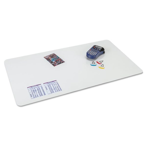 KrystalView Desk Pad with Antimicrobial Protection, Glossy Finish, 22 x 17, Clear - Image 3