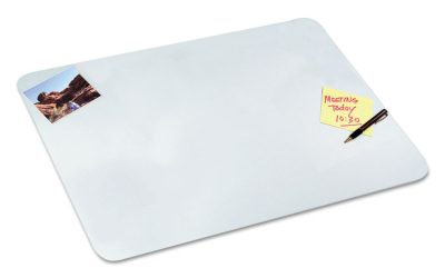 Desk Pad with Antimicrobial Protection, 20 x 36, Frosted