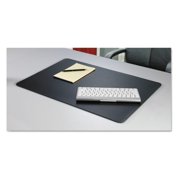 Rhinolin II Desk Pad with Antimicrobial Protection, 36 x 20, Black - Image 3