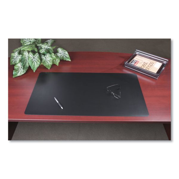 Rhinolin II Desk Pad with Antimicrobial Protection, 36 x 24, Black - Image 2