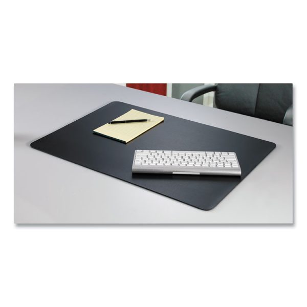 Rhinolin II Desk Pad with Antimicrobial Protection, 17 x 12, Black - Image 3