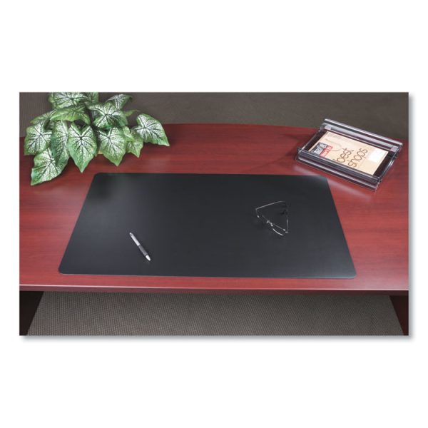 Rhinolin II Desk Pad with Antimicrobial Protection, 17 x 12, Black - Image 2