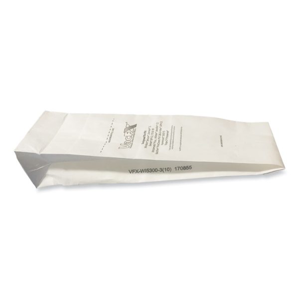 Vacuum Filter Bags Designed to Fit Allstar Javelin 12'' Series/Windsor Sensor S/S2/XP/Veramatic Plus, 100/Carton - Image 3