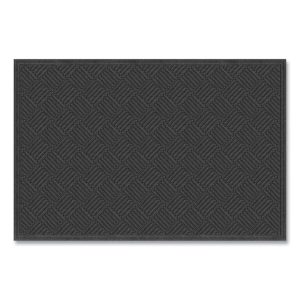 Ecomat Crosshatch Entry Mat, 48 x 72, Charcoal