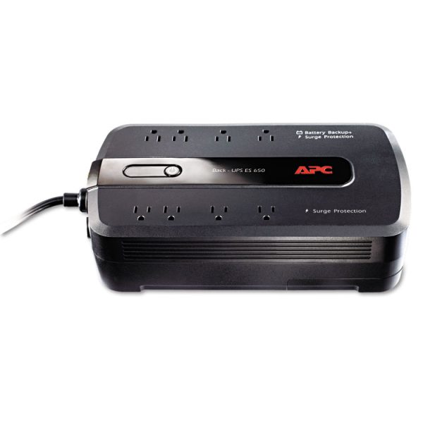 BE650G1 Back-UPS ES 650 Battery Backup System, 8 Outlets, 650 VA, 340 J - Image 2