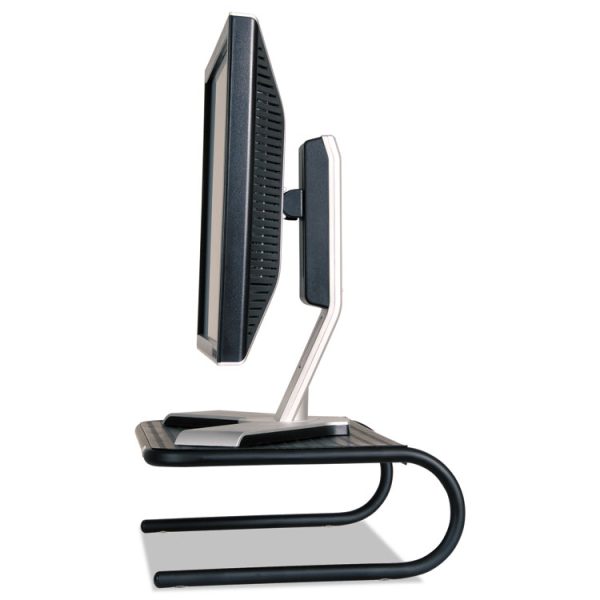 Metal Art Monitor Stand, 19" X 12.5" X 5.25", Black, Supports 30 Lbs - Image 3