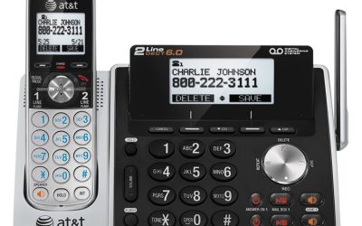 Tl88102 Cordless Digital Answering System, Base And Handset