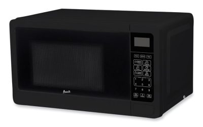 0.7 Cu Ft Microwave Oven, 700 Watts, Black