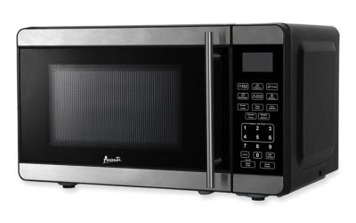 0.7 Cubic Foot Microwave Oven, 700 Watts, Stainless Steel/Black