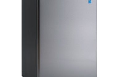 4.4 Cf Refrigerator, 19 1/2″w X 22″d X 33″h, Black/stainless Steel