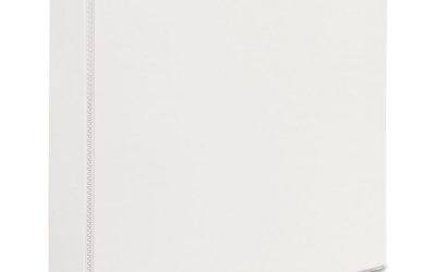 Heavy-Duty View Binder With Durahinge, One Touch Ezd Rings And Extra-Wide Cover, 3 Ring, 3″ Capacity, 11 X 8.5, White, (1321)