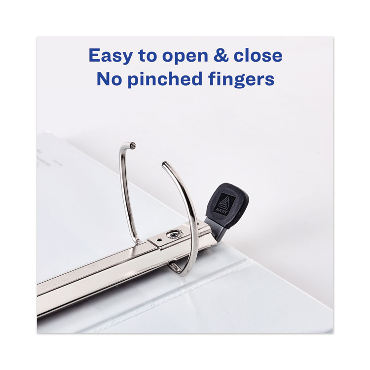 Heavy-Duty View Binder With Durahinge, One Touch Ezd Rings And Extra-Wide Cover, 3 Ring, 3" Capacity, 11 X 8.5, White, (1321) - Image 5