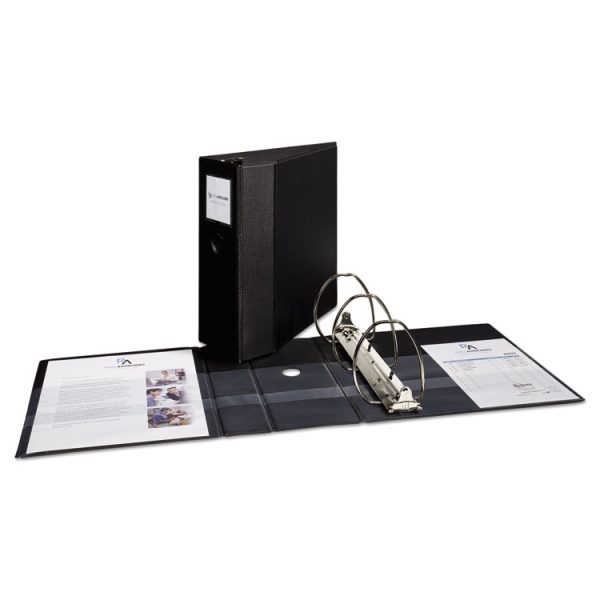 Durable Non-View Binder With Durahinge And Ezd Rings, 3 Rings, 5" Capacity, 11 X 8.5, Black, (8901) - Image 7