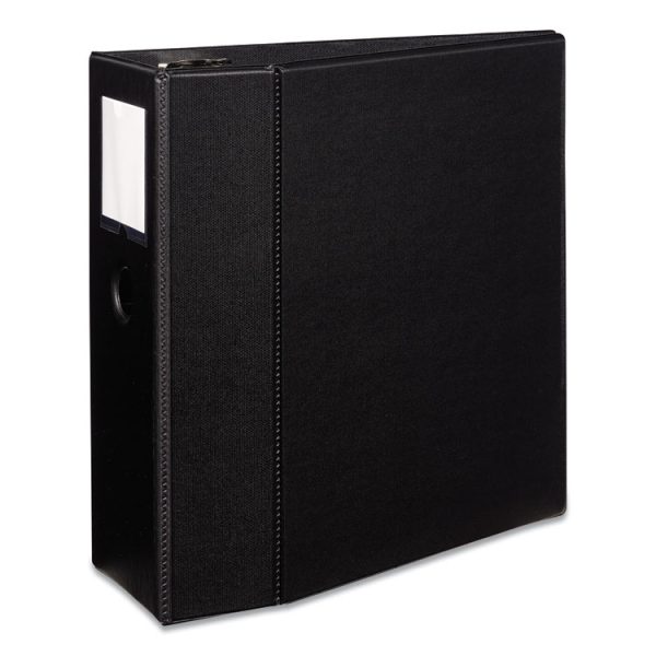 Durable Non-View Binder With Durahinge And Ezd Rings, 3 Rings, 5" Capacity, 11 X 8.5, Black, (8901)