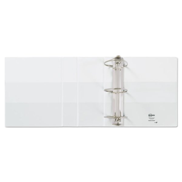 Durable View Binder With Durahinge And Ezd Rings, 3 Rings, 5" Capacity, 11 X 8.5, White, (9901) - Image 8