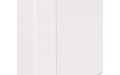 Durable View Binder With Durahinge And Ezd Rings, 3 Rings, 5″ Capacity, 11 X 8.5, White, (9901)