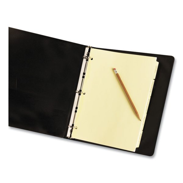 Write and Erase Plain-Tab Paper Dividers, 5-Tab, 11 x 8.5, Buff, 36 Sets - Image 2