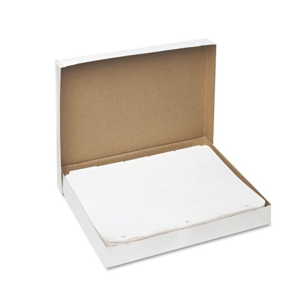 Write and Erase Plain-Tab Paper Dividers, 5-Tab, 11 x 8.5, White, 36 Sets - Image 3