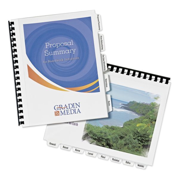 Customizable Print-On Dividers, Unpunched, 5-Tab, 11 x 8.5, White, 5 Sets - Image 6